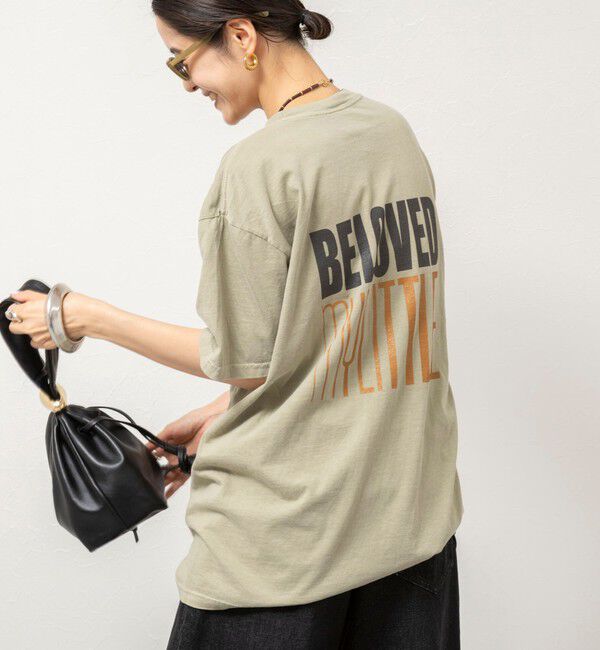 Rie Miller「BELOVED MYLITTLE ガーメントダイポケＴシャツ」|Tシャツ・カットソー|