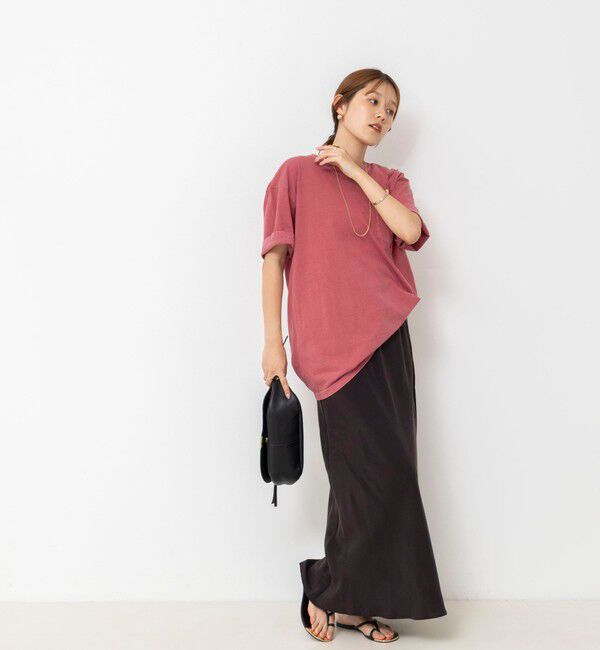 Rie Miller「BELOVED MYLITTLE ガーメントダイポケＴシャツ」|Tシャツ・カットソー|