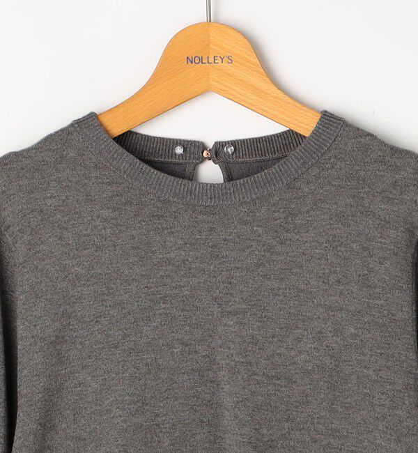 NOLLEY'S「《手洗い可能》襟レース取りはずしプルオーバー」|ニット・セーター|