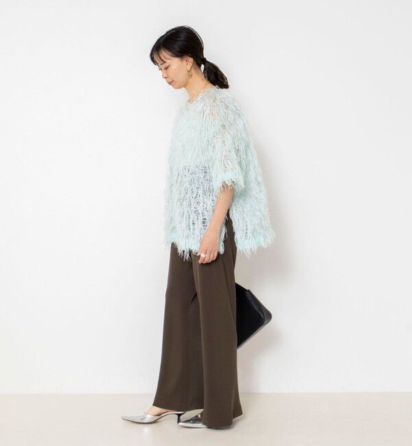 NOLLEY'S sophi「【NOLLEY&rsquo;S mgr.松葉別注・一部WEB限定色】《セットアップ》ツイルバイヤス洗練美脚パンツ」|その他|