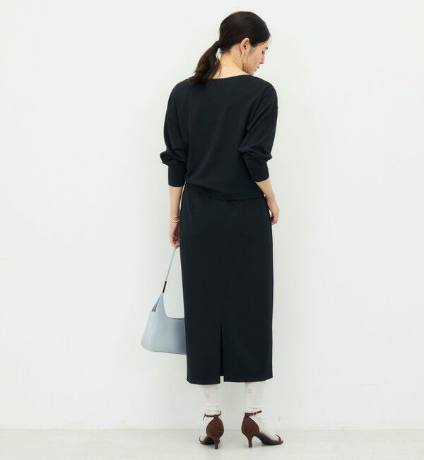 NOLLEY'S sophi「【BECシリーズ】《セットアップ対応》ウォッシャブルライトダンボールジョーゼット2WAYタイトスカート」|タイト|