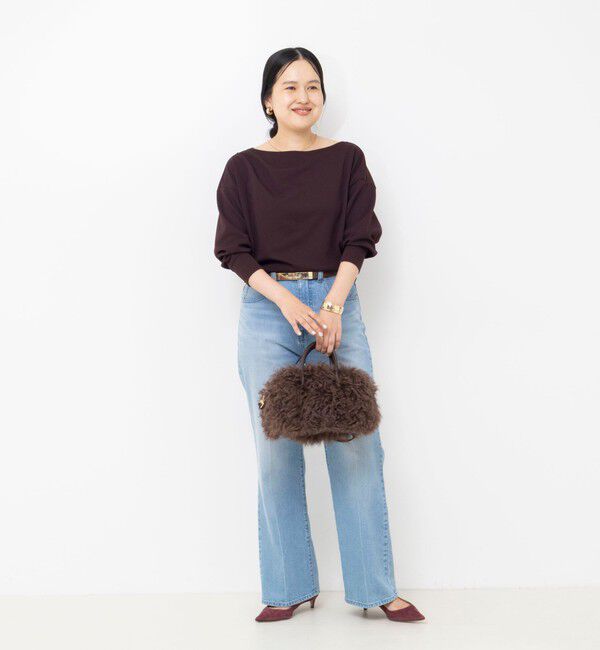 NOLLEY'S sophi「【BECシリーズ】《セットアップ対応》ウォッシャブルライトダンボールジョーゼット2WAYプルオーバー」|Tシャツ・カットソー|
