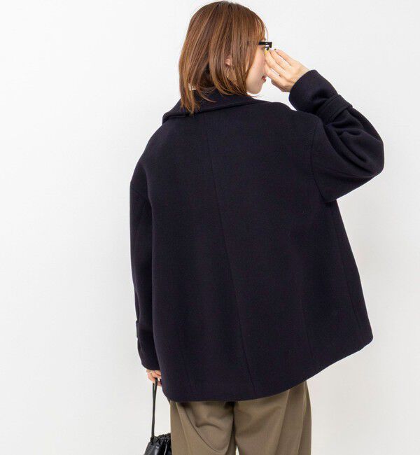 NOLLEY'S「【一部WEB限カラー】ウールカシミヤダブルブレストコート」|ピーコート|