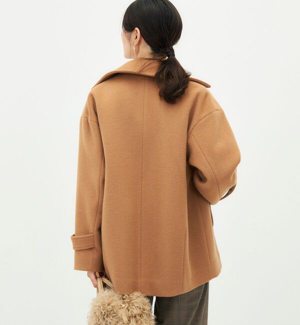 NOLLEY'S「【一部WEB限カラー】ウールカシミヤダブルブレストコート」|ピーコート|
