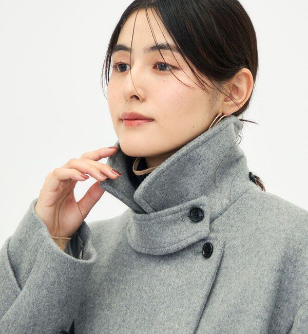 NOLLEY'S「【一部WEB限カラー】ウールカシミヤダブルブレストコート」|ピーコート|