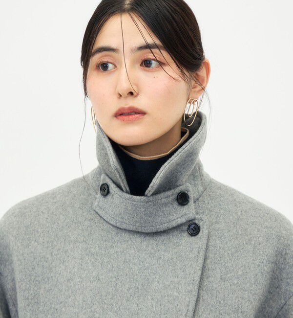 NOLLEY'S「【一部WEB限カラー】ウールカシミヤダブルブレストコート」|ピーコート|