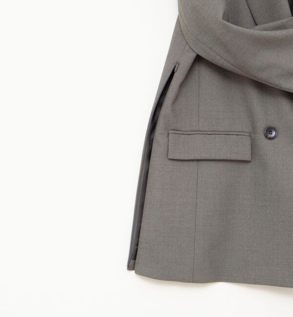 NOLLEY'S sophi「《セットアップ対応》ウォッシャブルドライシャークサイドスリットジャケット」|テーラードジャケット|