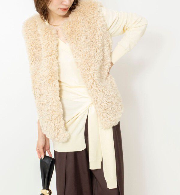 NOLLEY'S「【 SHOP PRESS二見別注カラー】レイヤードピース付きVネックプルオーバー」|ニット・セーター|キナリ