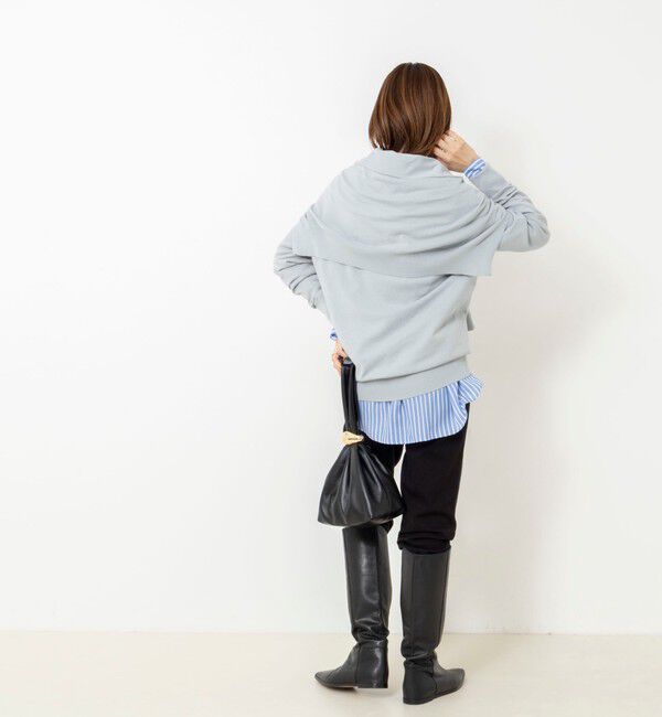 NOLLEY'S「【 SHOP PRESS二見別注カラー】レイヤードピース付きVネックプルオーバー」|ニット・セーター|