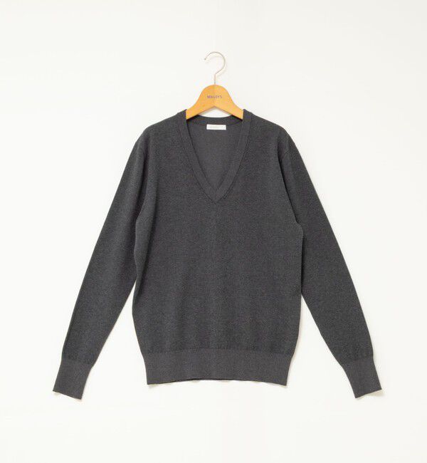 NOLLEY'S「【 SHOP PRESS二見別注カラー】レイヤードピース付きVネックプルオーバー」|ニット・セーター|
