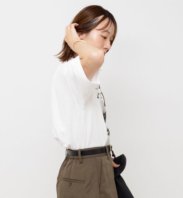 Rie Miller「【WEB＆一部店舗限アイテム】【karl blossfeldt】プラントフォトＴシャツ」|Tシャツ・カットソー|