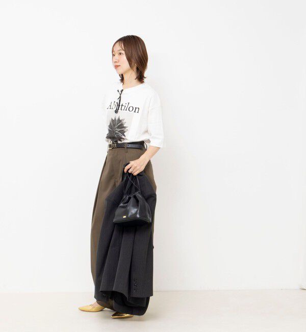 Rie Miller「【WEB＆一部店舗限アイテム】【karl blossfeldt】プラントフォトＴシャツ」|Tシャツ・カットソー|