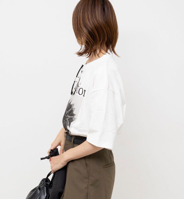 Rie Miller「【WEB＆一部店舗限アイテム】【karl blossfeldt】プラントフォトＴシャツ」|Tシャツ・カットソー|