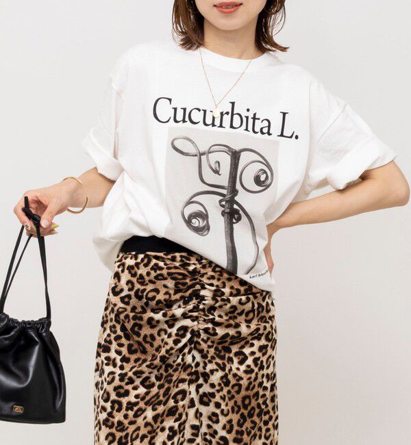 Rie Miller「【WEB＆一部店舗限アイテム】【karl blossfeldt】プラントフォトＴシャツ」|Tシャツ・カットソー|