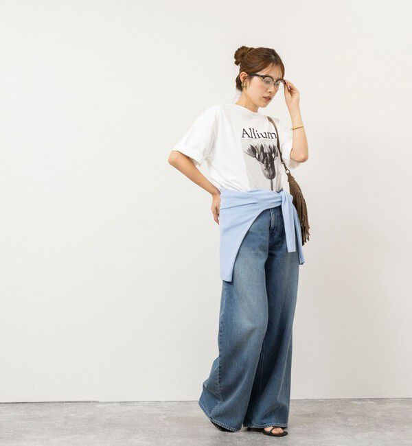 Rie Miller「【WEB＆一部店舗限アイテム】【karl blossfeldt】プラントフォトＴシャツ」|Tシャツ・カットソー|