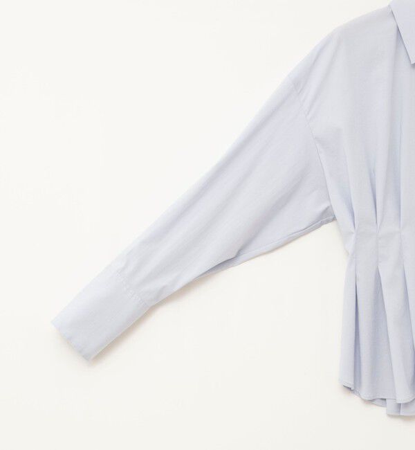 NOLLEY'S sophi「【一部WEB限定カラー】ウォッシャブルウエストタックストレッチシャツ」|シャツ・ブラウス|
