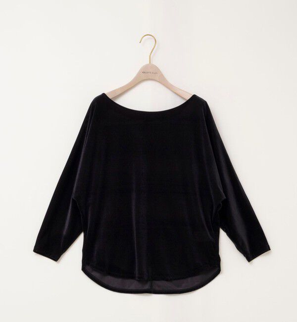 NOLLEY'S sophi「【BECシリーズ】ウォッシャブルベロアドルマン2WAYプルオーバー」|Tシャツ・カットソー|