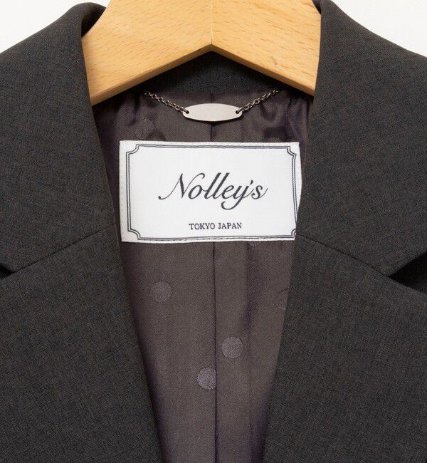 NOLLEY'S「【PR阿部☆別注】《抗ピリング/ストレッチ》ウォッシャブルダブルクロスオーバージャケット」|テーラードジャケット|