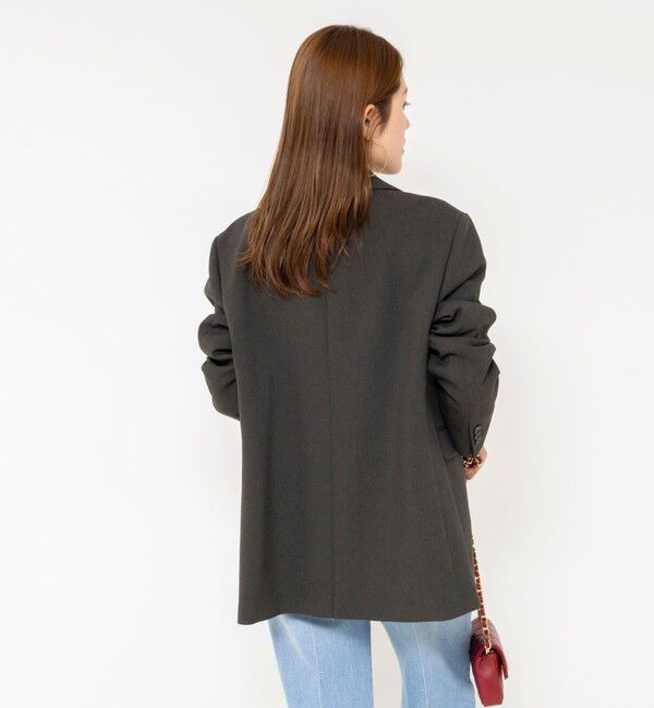 NOLLEY'S「【PR阿部☆別注】《抗ピリング/ストレッチ》ウォッシャブルダブルクロスオーバージャケット」|テーラードジャケット|