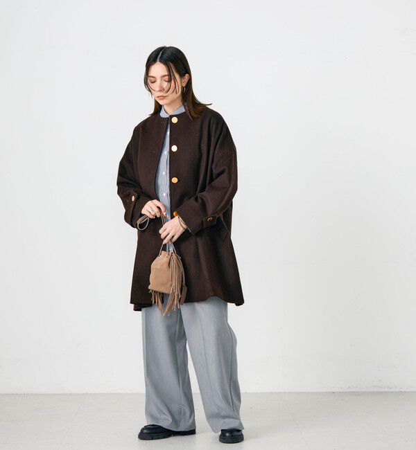 NOLLEY'S「【Traditional WeatherWear/トラディショナルウェザーウェア】MALTON N/C」|ノーカラーコート|