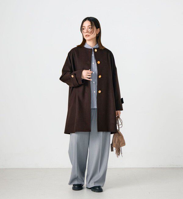 NOLLEY'S「【Traditional WeatherWear/トラディショナルウェザーウェア】MALTON N/C」|ノーカラーコート|