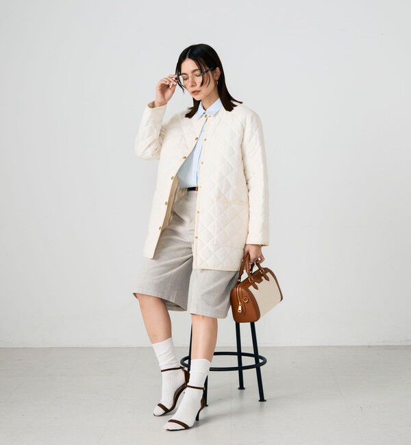 NOLLEY'S「【Traditional WeatherWear/トラディショナルウェザーウェア】ARKLEY A-LINE MIDDLE」|ノーカラーコート|