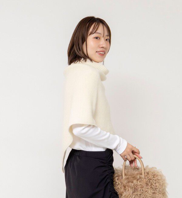 NOLLEY'S「【WEB＆一部店舗限定カラー】《手洗い可能》マルチWAYニットポンチョ」|ニット・セーター|