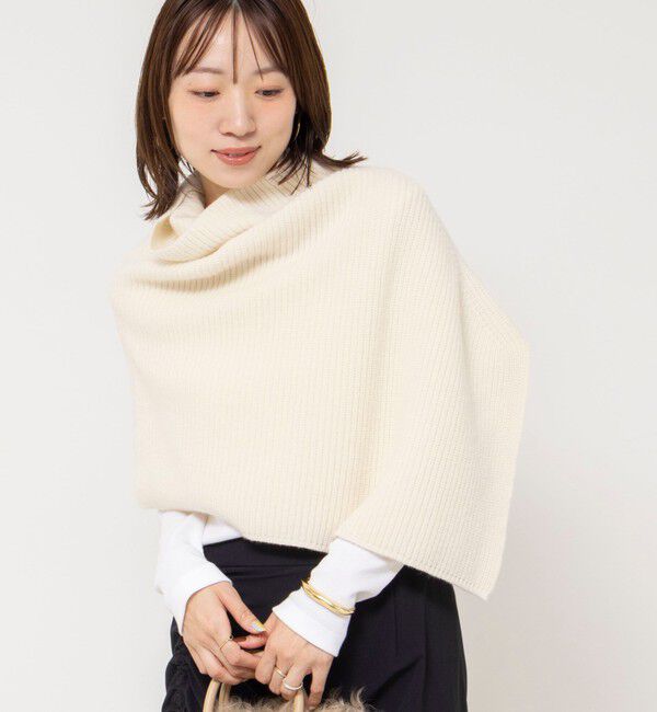 NOLLEY'S「【WEB＆一部店舗限定カラー】《手洗い可能》マルチWAYニットポンチョ」|ニット・セーター|