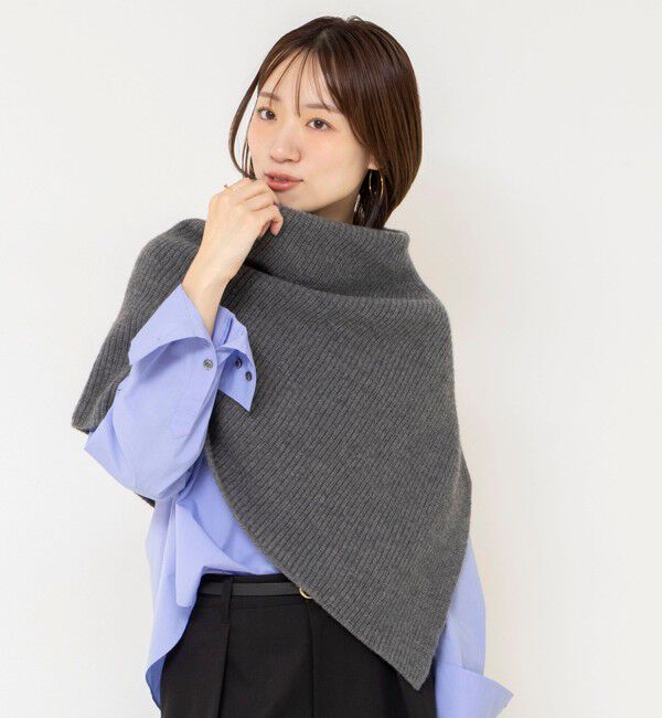 NOLLEY'S「【WEB＆一部店舗限定カラー】《手洗い可能》マルチWAYニットポンチョ」|ニット・セーター|