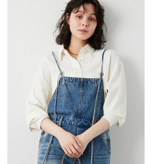  「《人気再販アイテム》DENIM ALL IN ONE２」|ワンピース|
