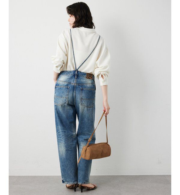  「《人気再販アイテム》DENIM ALL IN ONE２」|ワンピース|