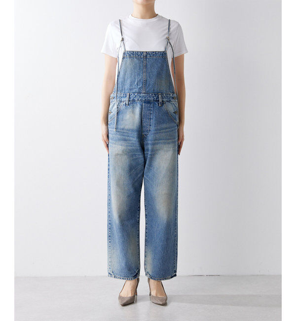  「《人気再販アイテム》DENIM ALL IN ONE２」|ワンピース|