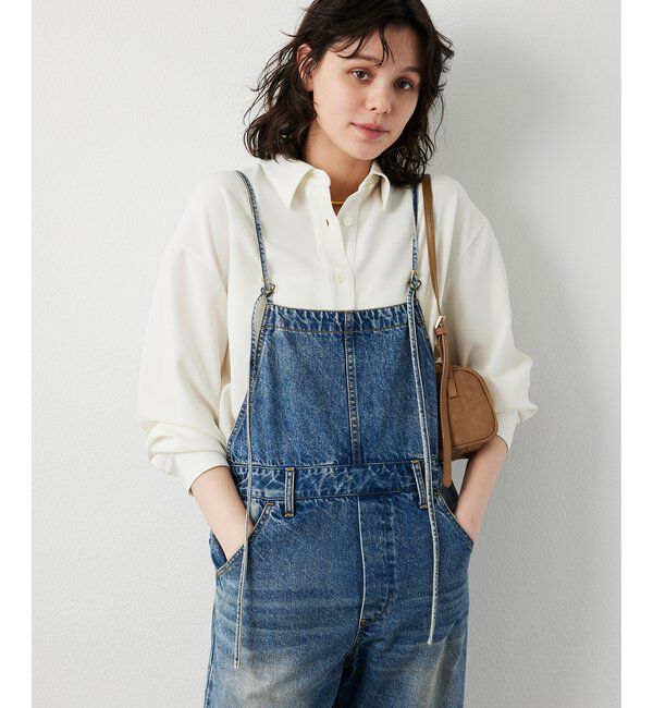  「《人気再販アイテム》DENIM ALL IN ONE２」|ワンピース|