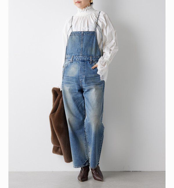  「《人気再販アイテム》DENIM ALL IN ONE２」|ワンピース|