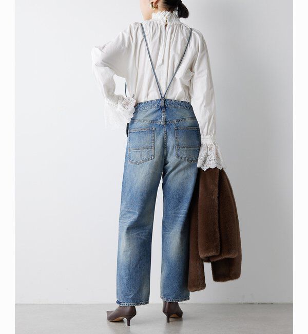  「《人気再販アイテム》DENIM ALL IN ONE２」|ワンピース|