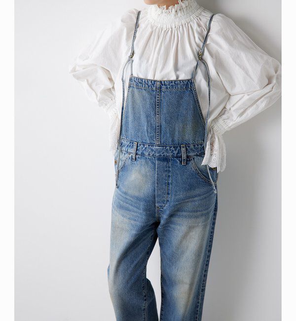  「《人気再販アイテム》DENIM ALL IN ONE２」|ワンピース|