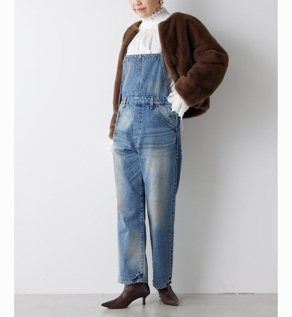  「《人気再販アイテム》DENIM ALL IN ONE２」|ワンピース|