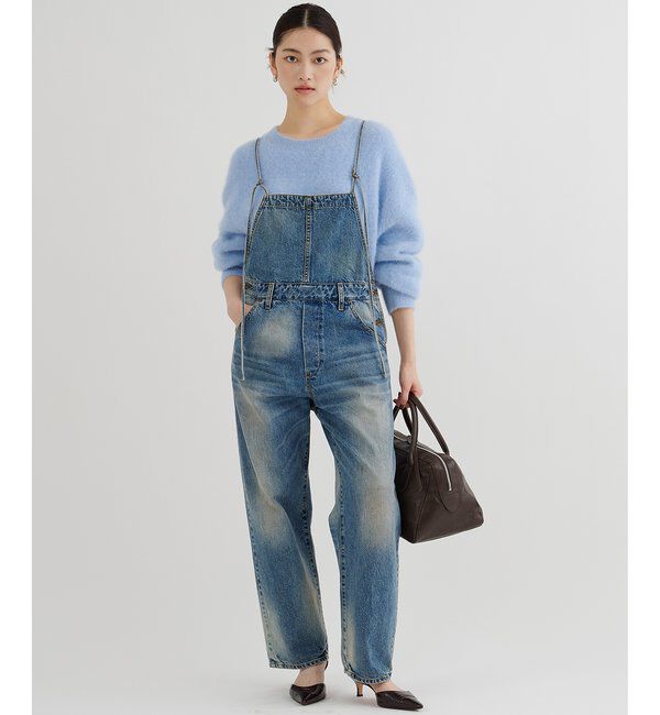  「《人気再販アイテム》DENIM ALL IN ONE２」|ワンピース|