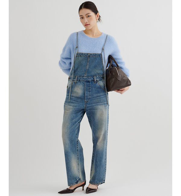  「《人気再販アイテム》DENIM ALL IN ONE２」|ワンピース|