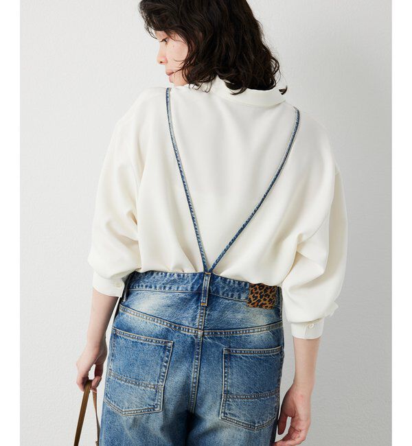  「《人気再販アイテム》DENIM ALL IN ONE２」|ワンピース|