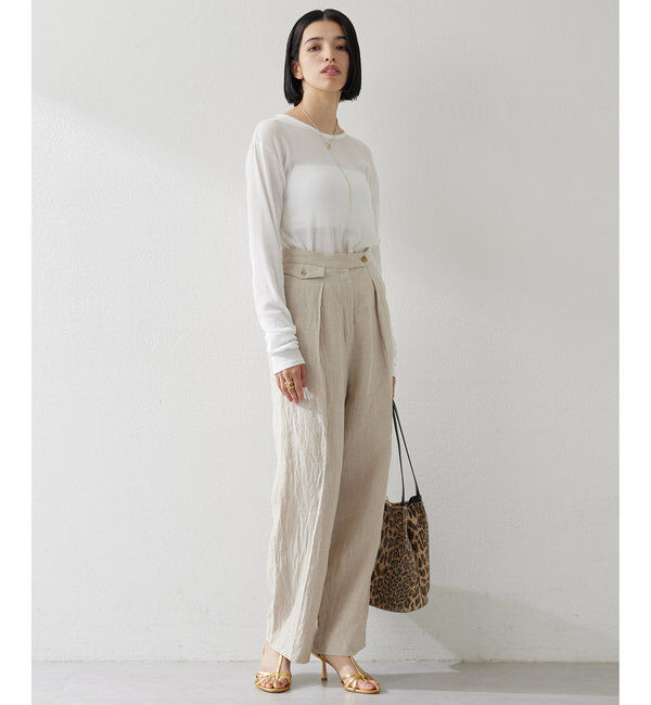  「《インナー使いもおすすめ》【myporter】ロングスリーブTシャツ」|Tシャツ・カットソー|