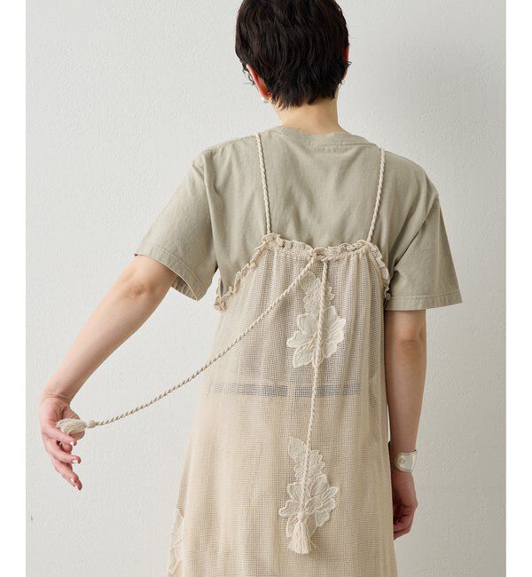  「メッシュレースワンピース」|ワンピース|