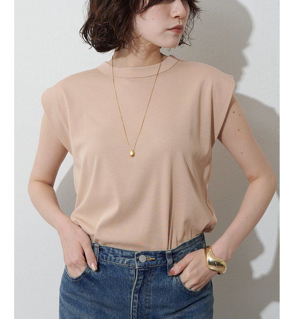  「タックノースリーブプルオーバー」|Tシャツ・カットソー|