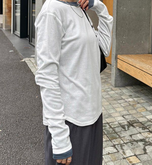  「【人気につき追加販売/接触冷感/吸水速乾】ベーシックシアーロンT」|Tシャツ・カットソー|