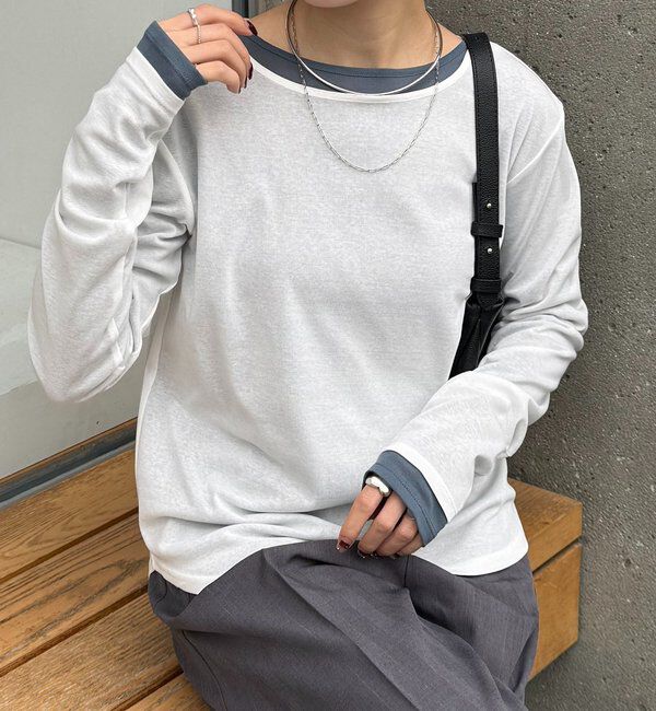  「【人気につき追加販売/接触冷感/吸水速乾】ベーシックシアーロンT」|Tシャツ・カットソー|