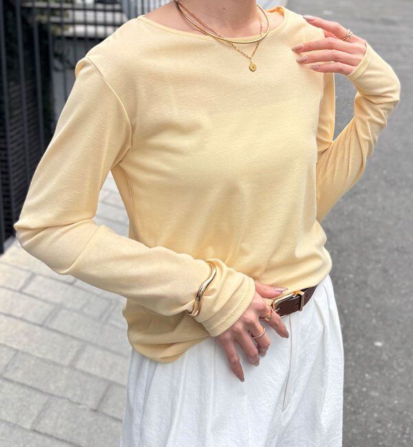  「【人気につき追加販売/接触冷感/吸水速乾】ベーシックシアーロンT」|Tシャツ・カットソー|