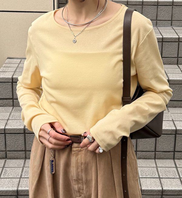  「【人気につき追加販売/接触冷感/吸水速乾】ベーシックシアーロンT」|Tシャツ・カットソー|