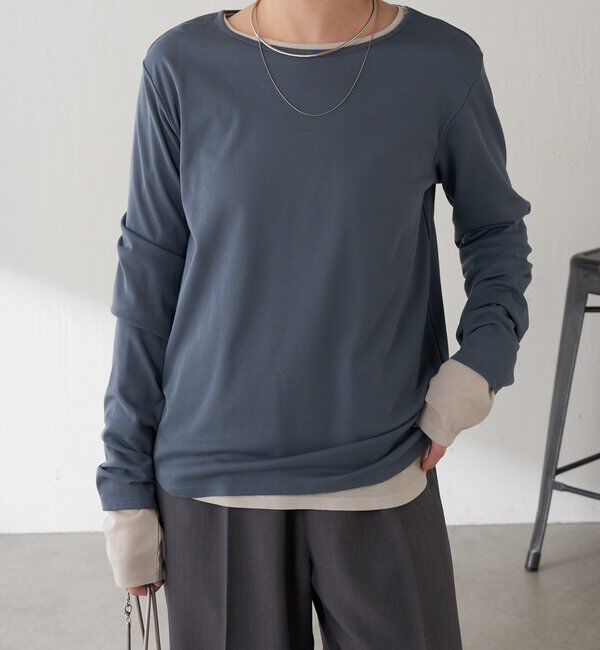  「【人気につき追加販売/接触冷感/吸水速乾】ベーシックシアーロンT」|Tシャツ・カットソー|