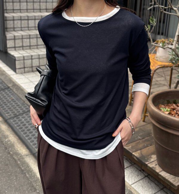 「【人気につき追加販売/接触冷感/吸水速乾】ベーシックシアーロンT」|Tシャツ・カットソー|
