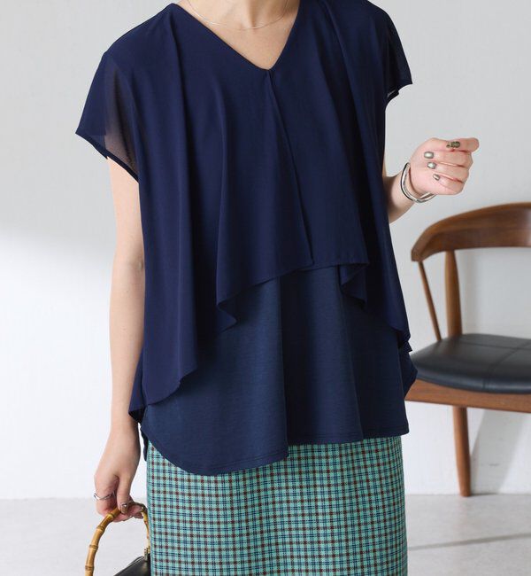 「【SNSで話題】シアードッキングフレンチプルオーバー」|Tシャツ・カットソー|